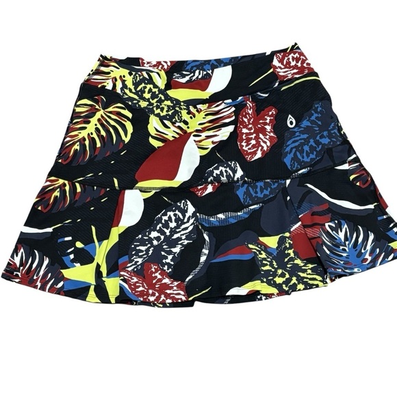NWOT Dona Jo Skort Women Sz 3 XL Multicolor Golf Running Tennis Gym Shorts Skirt - Picture 4 of 7